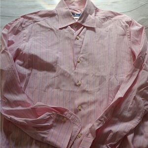 Marco Valentino pink Button up Shirt size 16'